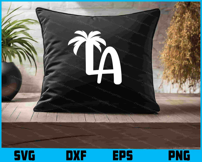 La Palm Tree SVG, Los Angeles Shirt