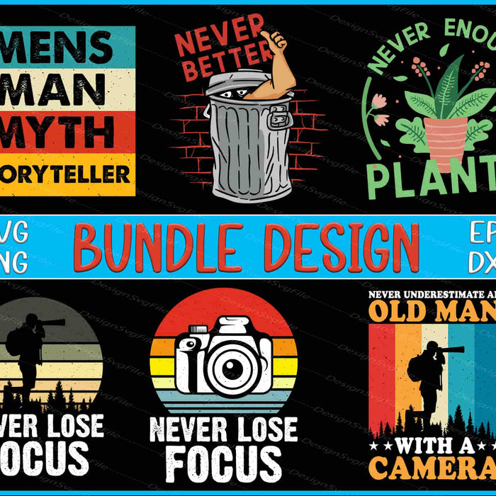 Landscape Bundle SVG, Camera PNG