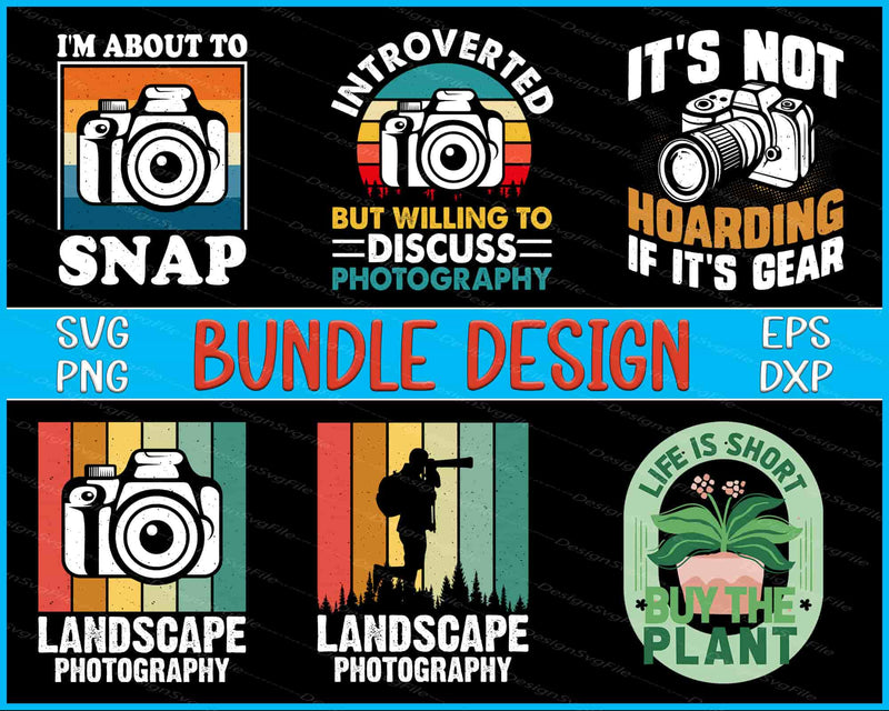 Landscape Bundle SVG, SNAP PNG