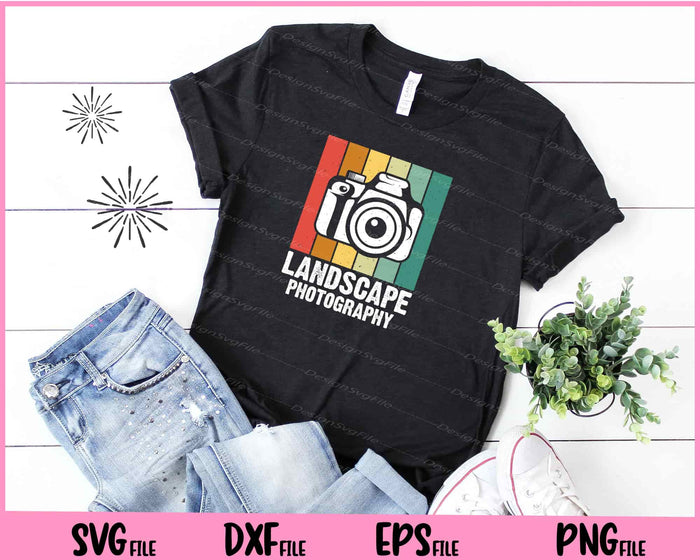 Landscape Photography Svg Cutting Printable Files  - Premium Cutting Files in SVG, PNG & EPS Formats - Premium SVG Cutting Files for Crafts