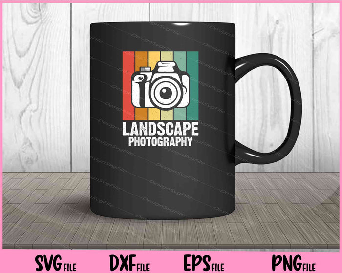 Landscape Photography Svg Cutting Printable Files  - Premium Cutting Files in SVG, PNG & EPS Formats - Premium SVG Cutting Files for Crafts