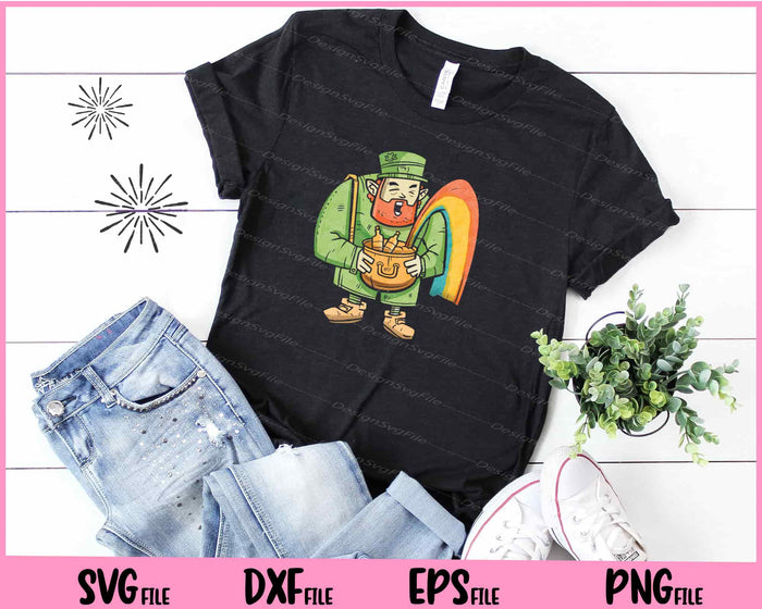 Leprechaun Rainbow St Patrick's Day Svg Cutting Printable Files  - Premium Cutting Files in SVG, PNG & EPS Formats - Premium SVG Cutting Files for Crafts