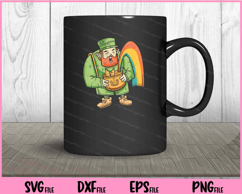 Leprechaun Rainbow St Patrick's Day mug