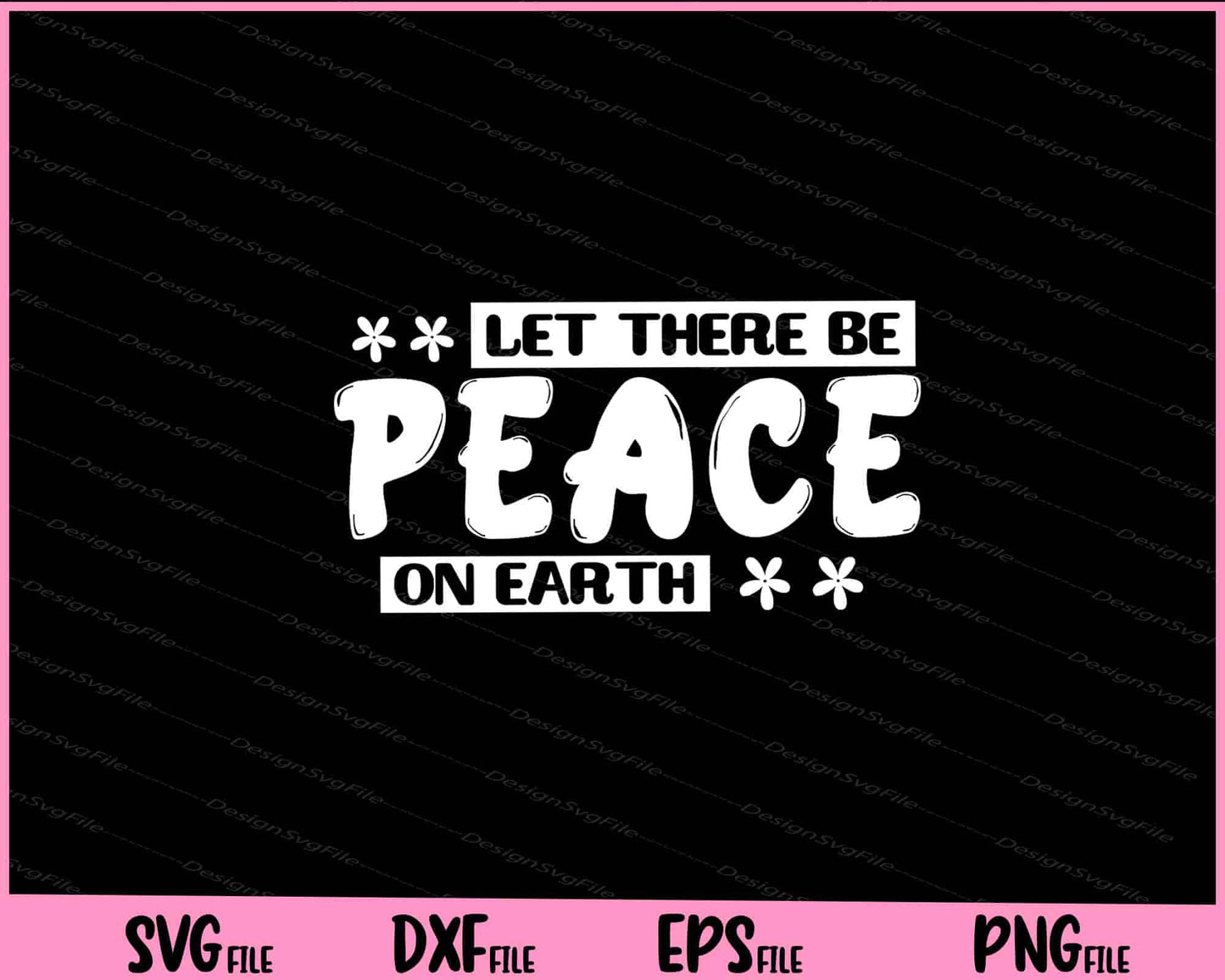 Let There Be Peace on Earth Svg Cutting Printable Files  - Premium Cutting Files in SVG, PNG & EPS Formats - Premium SVG Cutting Files for Crafts