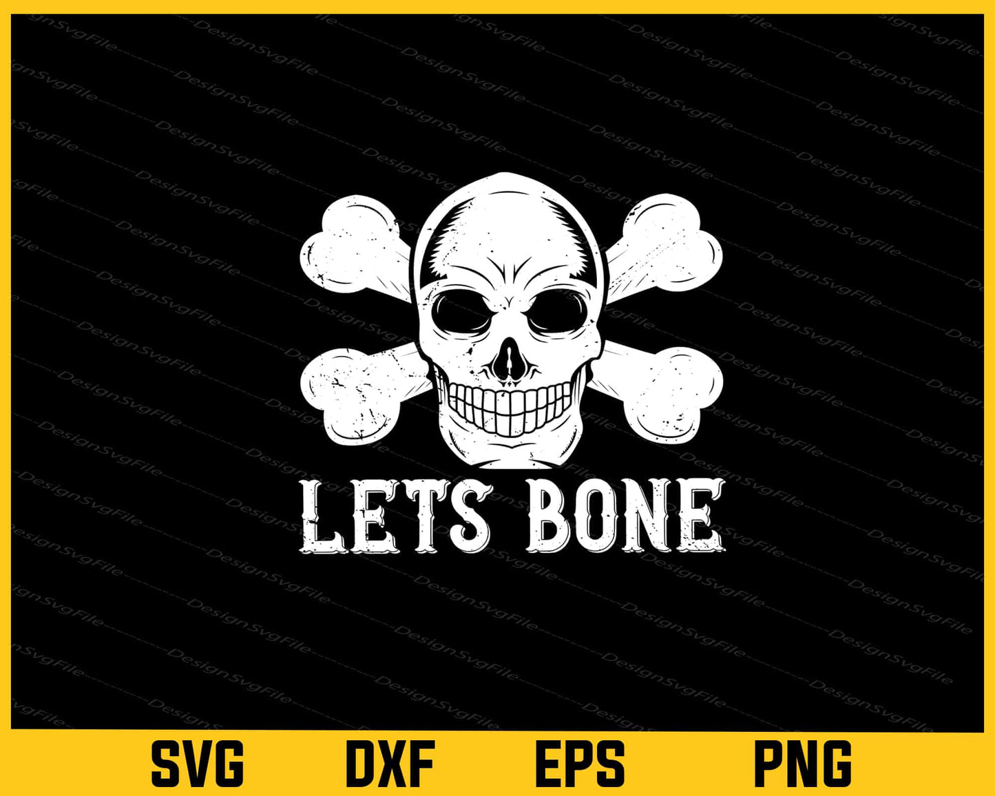 Let’s Bone Halloween Svg Cutting Printable File  - Premium Cutting Files in SVG, PNG & EPS Formats - Premium SVG Cutting Files for Crafts