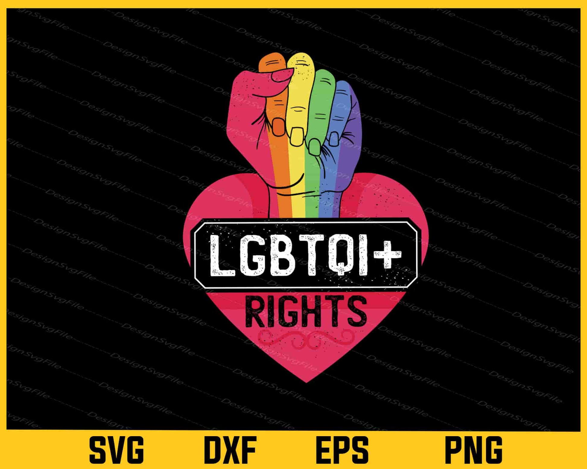 Lgbtqi Rights Svg Cutting Printable File  - Premium Cutting Files in SVG, PNG & EPS Formats - Premium SVG Cutting Files for Crafts