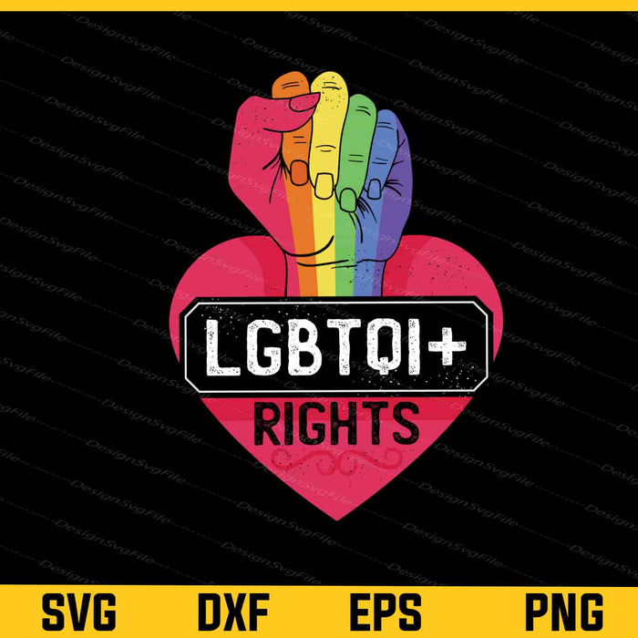 Lgbtqi Rights Svg Cutting Printable File  - Premium Cutting Files in SVG, PNG & EPS Formats - Premium SVG Cutting Files for Crafts
