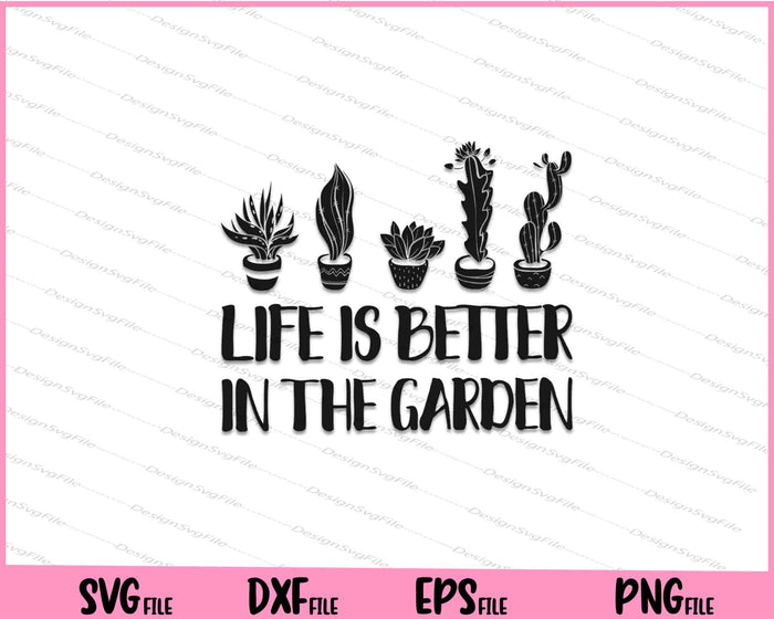 Collection of gardening-themed quotes and illustrations with a bundle design label.