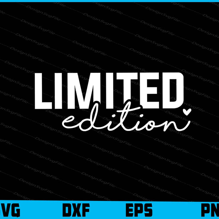 Limited Edition SVG