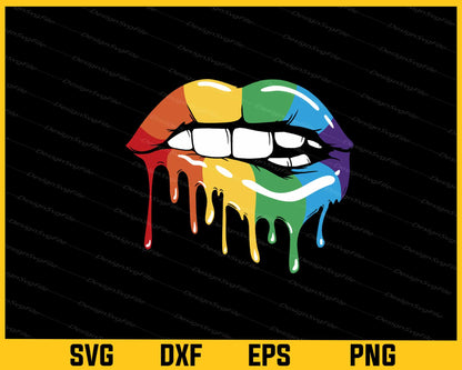 Lips Rainbow Colorful Svg Cutting Printable File  - Premium Cutting Files in SVG, PNG & EPS Formats - Premium SVG Cutting Files for Crafts