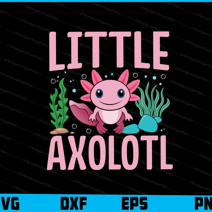 Little Axolotl SVG