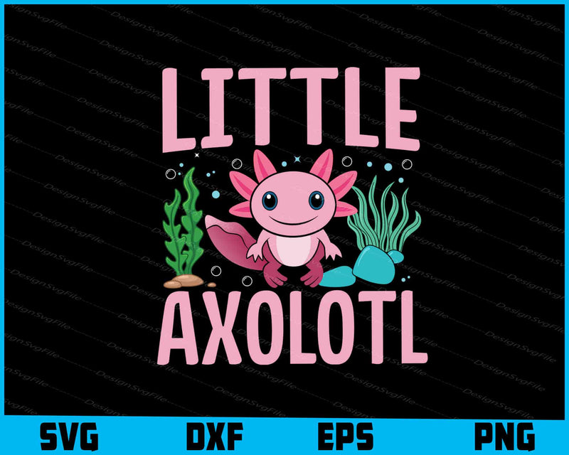 Little Axolotl SVG