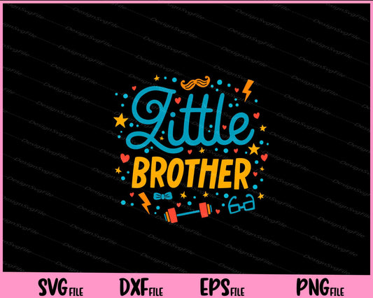 Little Brother Baby Shower Svg Cutting Printable Files  - Premium Cutting Files in SVG, PNG & EPS Formats - Premium SVG Cutting Files for Crafts