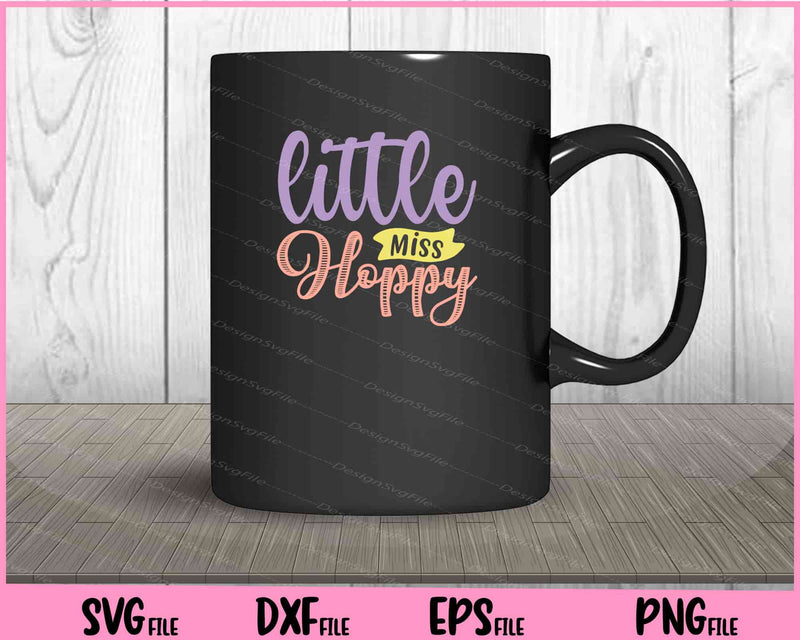 Little Miss Hoppy Svg Cutting Printable Files  - Premium Cutting Files in SVG, PNG & EPS Formats - Premium SVG Cutting Files for Crafts