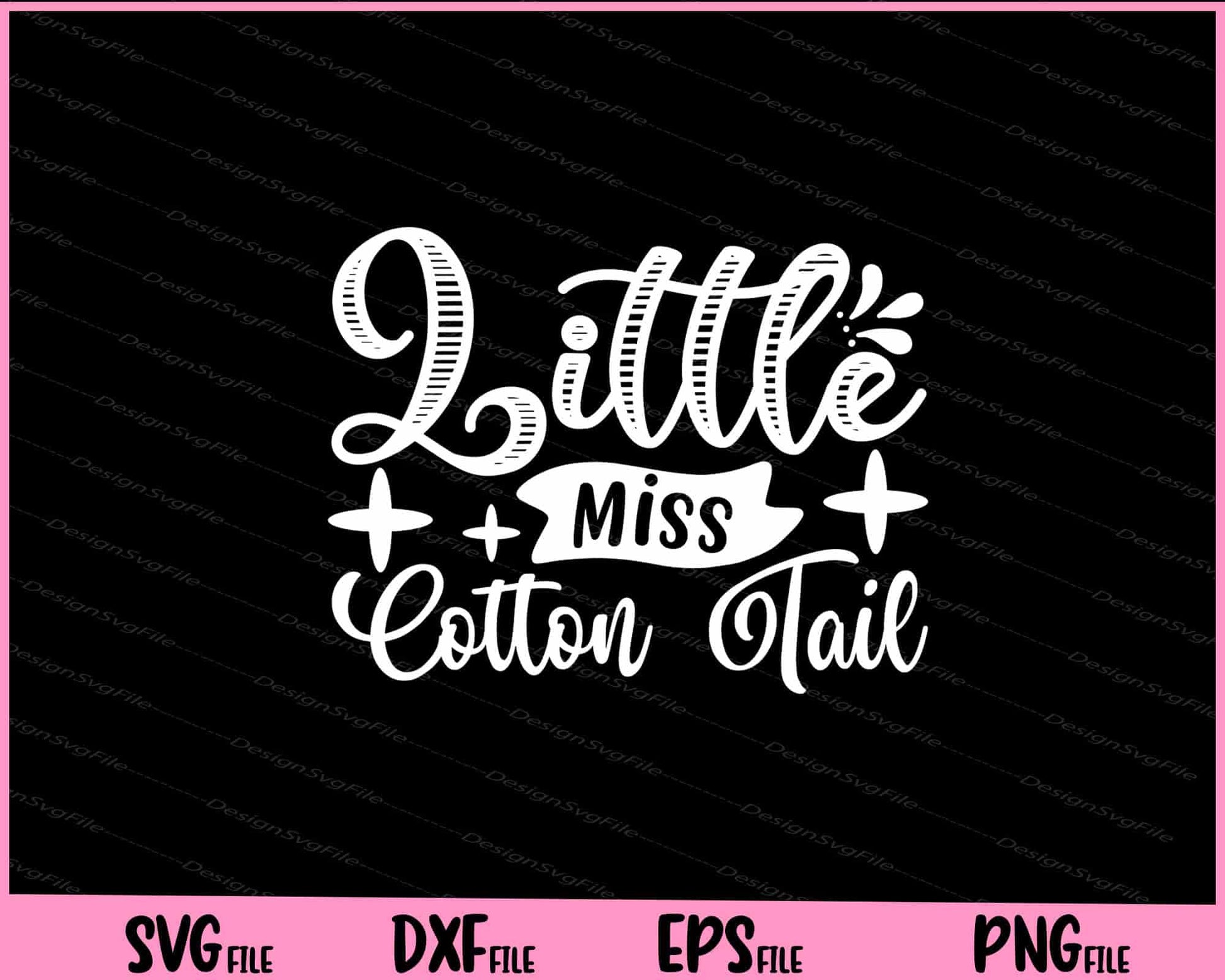 Little miss cotton tail Svg Cutting Printable Files  - Premium Cutting Files in SVG, PNG & EPS Formats - Premium SVG Cutting Files for Crafts