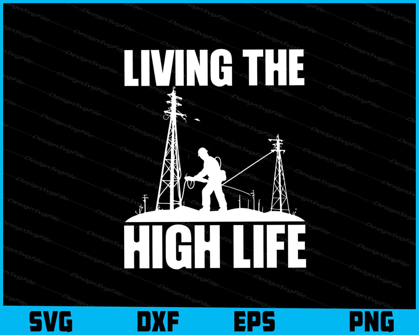 Living The High Life SVG