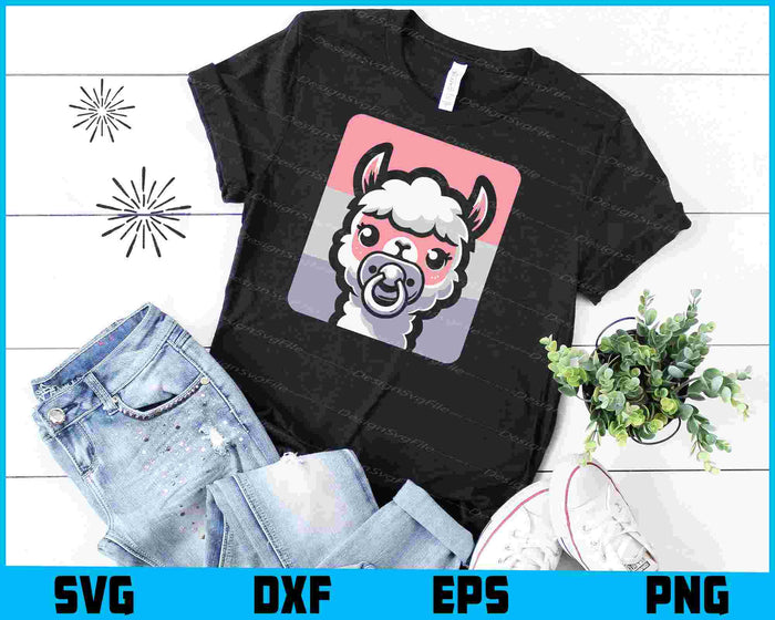 Llama Vintage Shirt SVG, Animal Shirt