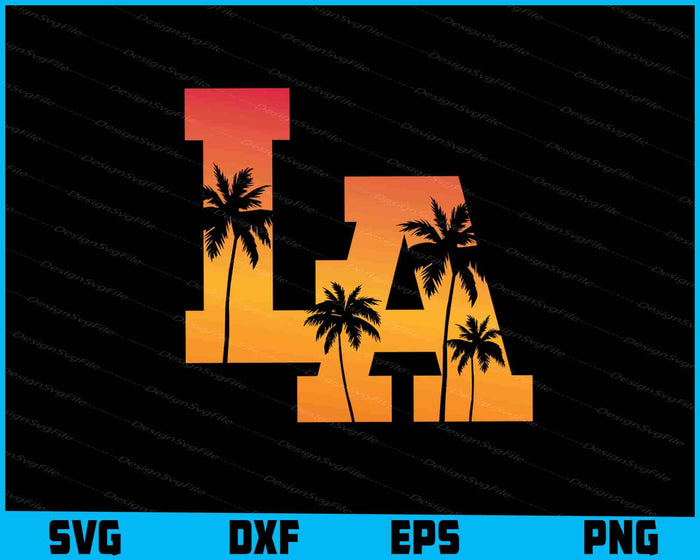 Los Angeles California SVG