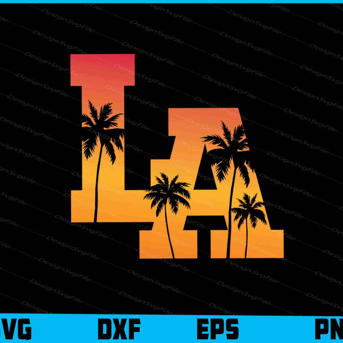 Los Angeles California SVG