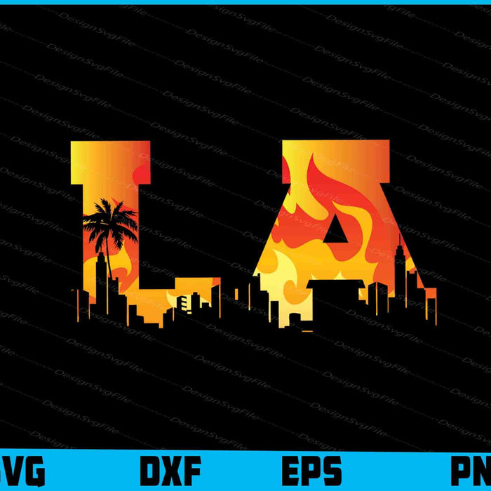 Los Angeles Fire SVG, Support LA Firefighters