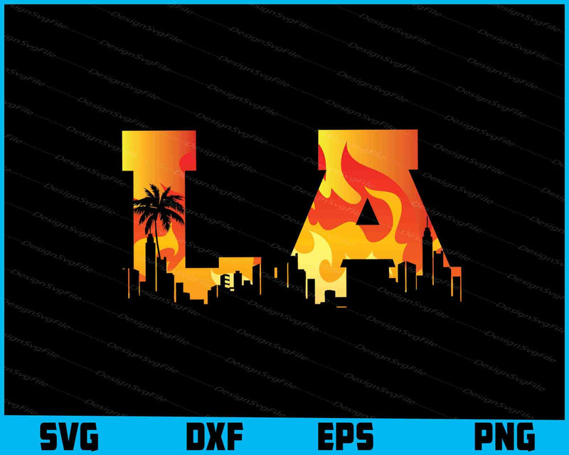 Los Angeles Fire SVG, Support LA Firefighters