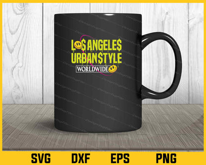 Los Angeles Urbanstyle Worldwide Svg Cutting Printable File  - Premium Cutting Files in SVG, PNG & EPS Formats - Premium SVG Cutting Files for Crafts