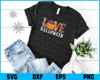 Love Halloween Funny Pumpkin SVG PNG Printable File  - Premium Cutting Files in SVG, PNG & EPS Formats - Premium SVG Cutting Files for Crafts