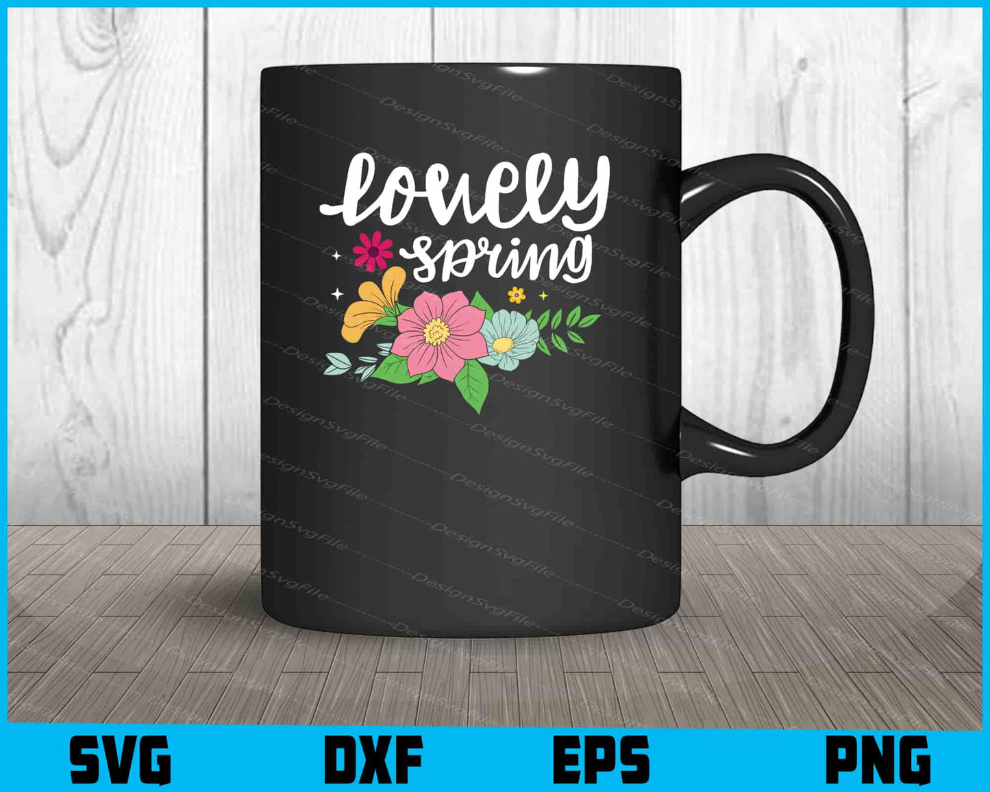 Lovely Spring SVG, Flowers