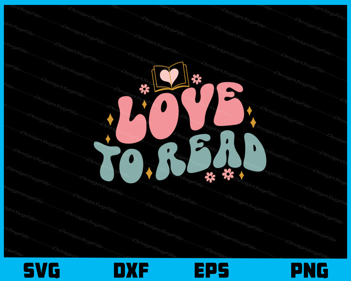 Book Bundle SVG Loves Book PNG