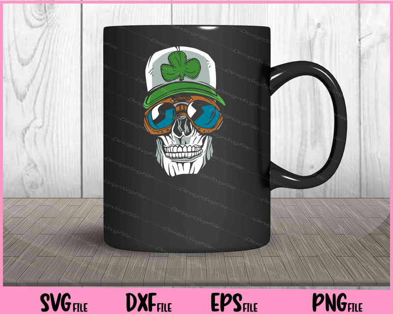 Lucky Skull St Patrick's Day mug