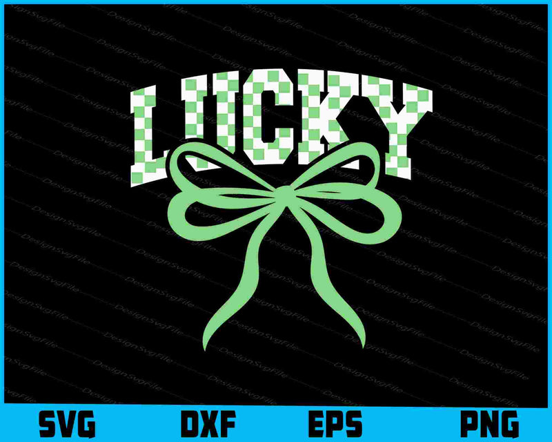 Lucky St Patrick's Day SVG