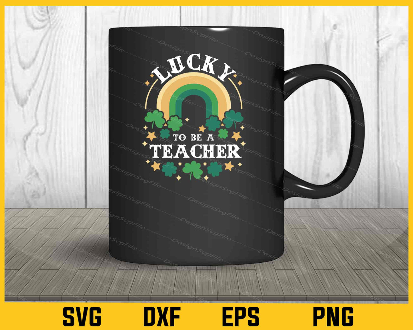 Lucky To Be a Teacher Svg Cutting Printable File  - Premium Cutting Files in SVG, PNG & EPS Formats - Premium SVG Cutting Files for Crafts