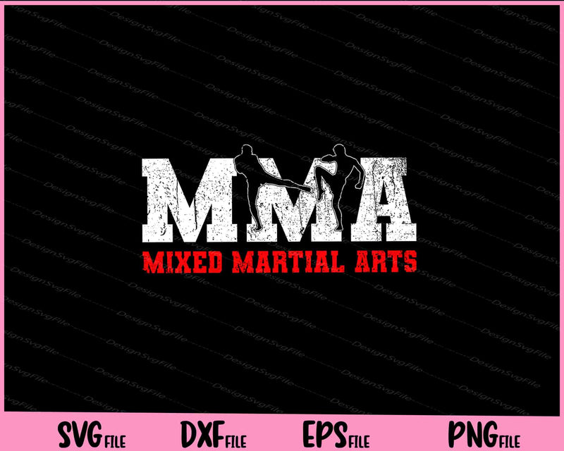 MMA Kickboxing Gift Fighter svg