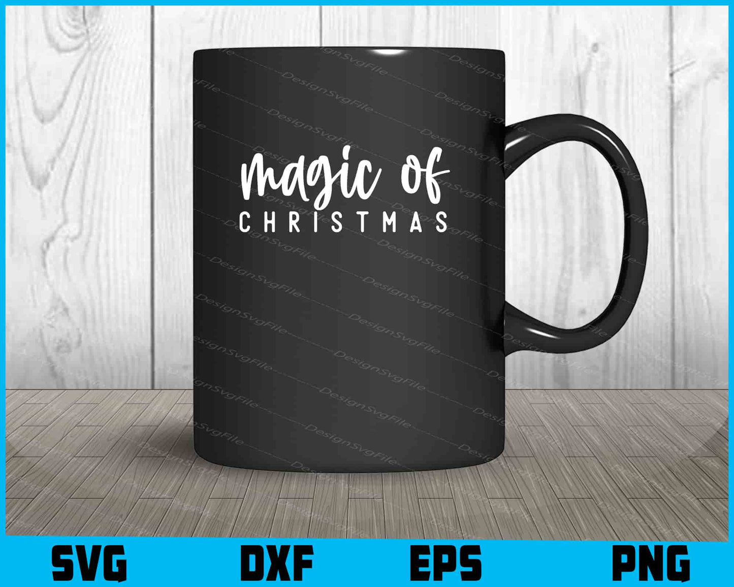 Magic Of Christmas Svg Dxf Png For Silhouette, Cut Files  - Premium Cutting Files in SVG, PNG & EPS Formats - Premium SVG Cutting Files for Crafts