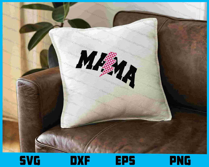 Mama Lightning Bolt SVG