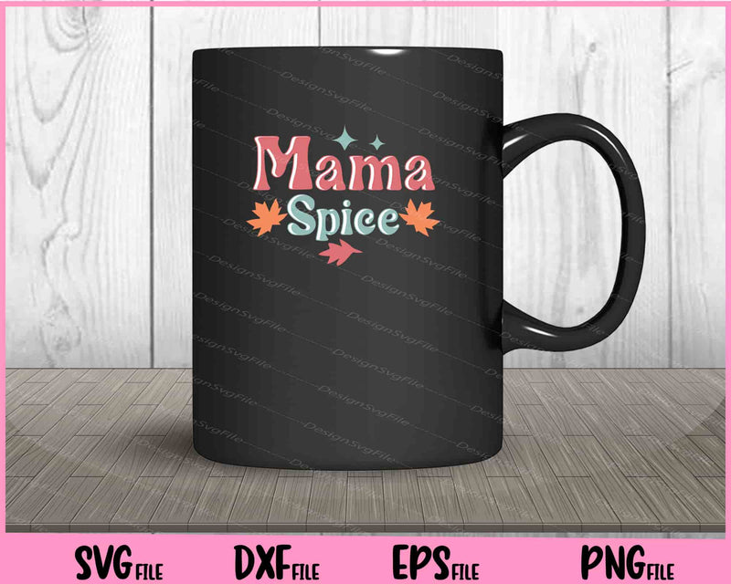 Mama Spice Retro Autumn Fall mug