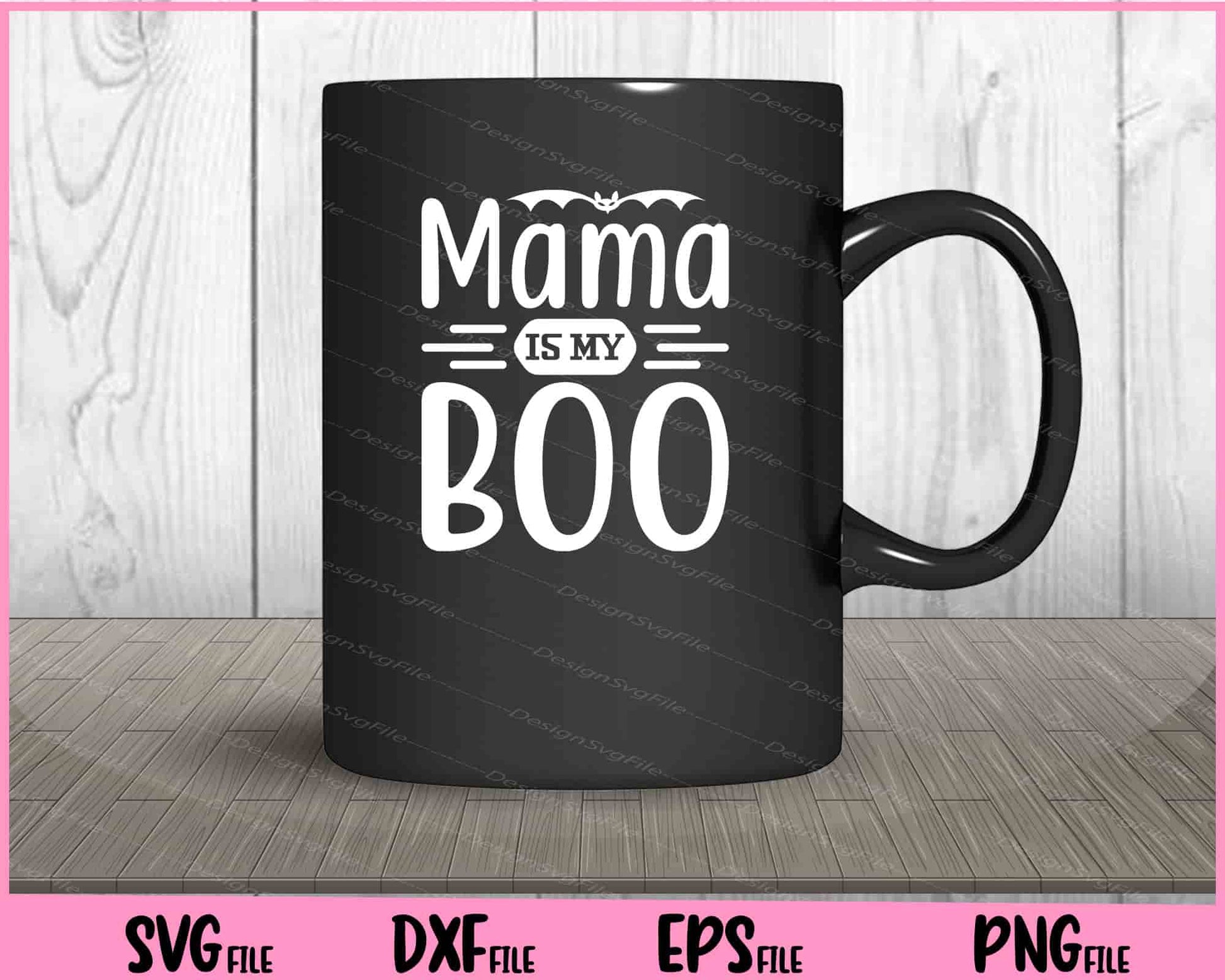 Mama is My Boo Halloween Svg Cutting Printable Files  - Premium Cutting Files in SVG, PNG & EPS Formats - Premium SVG Cutting Files for Crafts