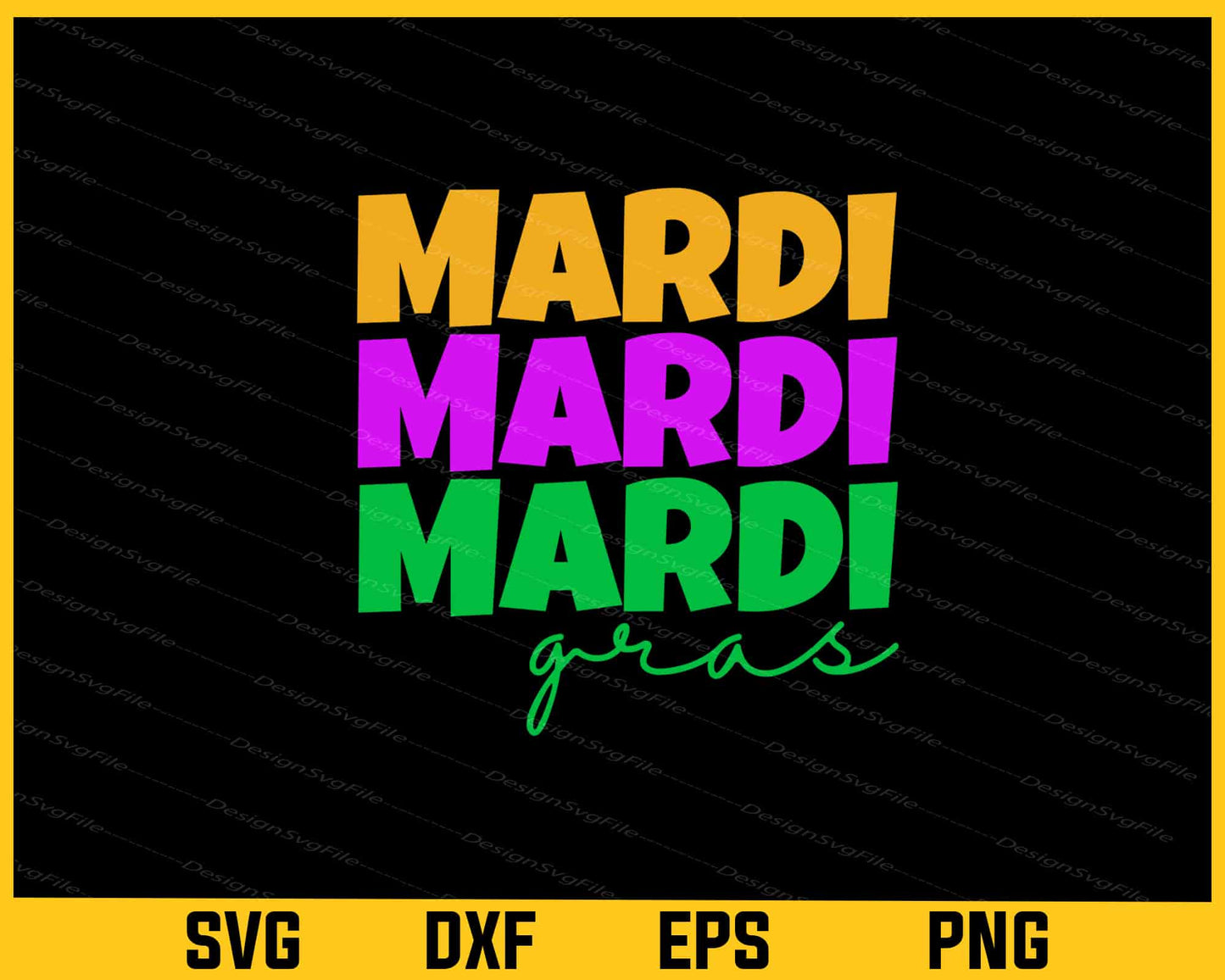 Mardi Mardi Gras Svg Cutting Printable File  - Premium Cutting Files in SVG, PNG & EPS Formats - Premium SVG Cutting Files for Crafts