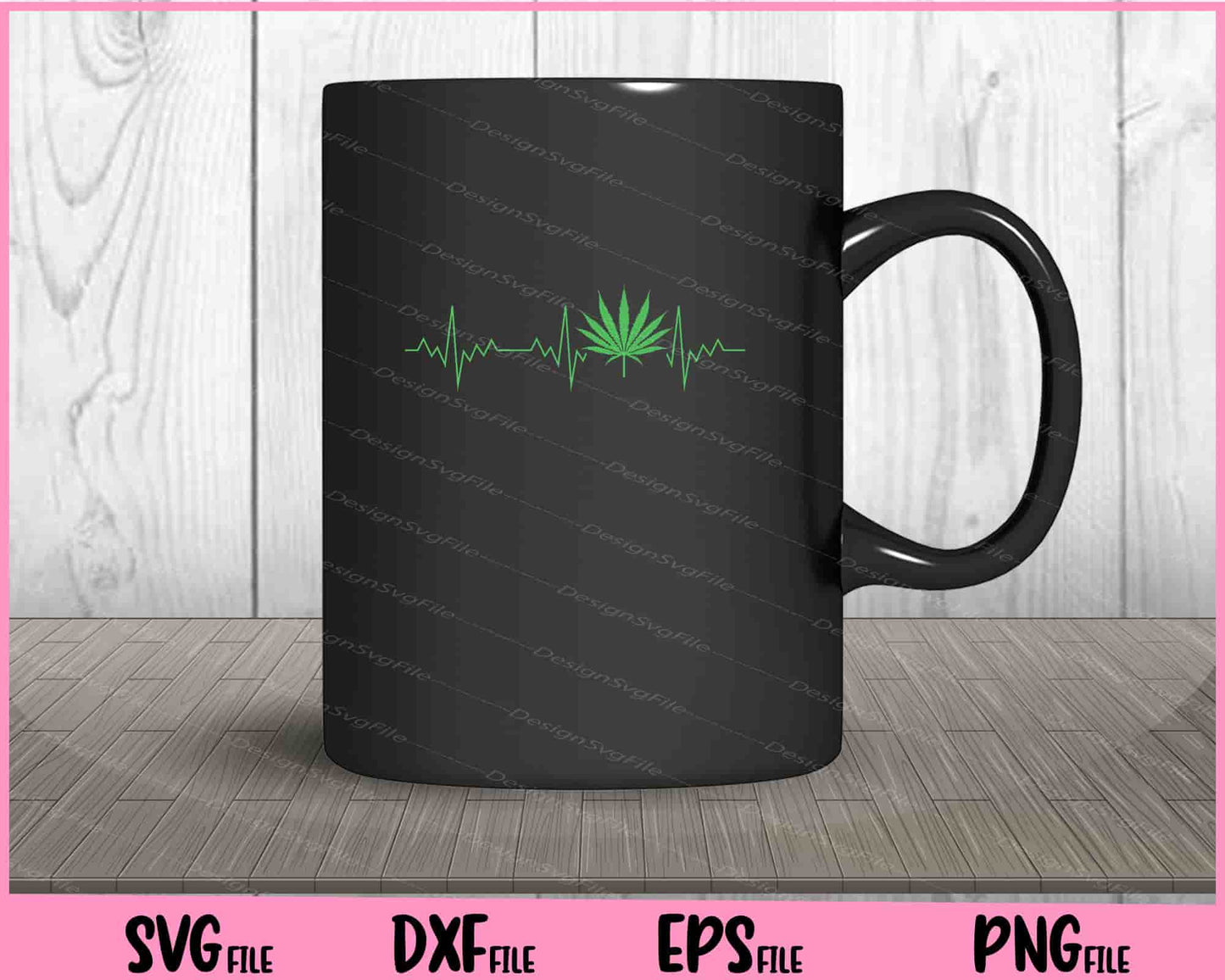 Marihuana Blatt Cannabis Kiffer Hanf Herzschlag Svg Cutting Printable Files  - Premium Cutting Files in SVG, PNG & EPS Formats - Premium SVG Cutting Files for Crafts