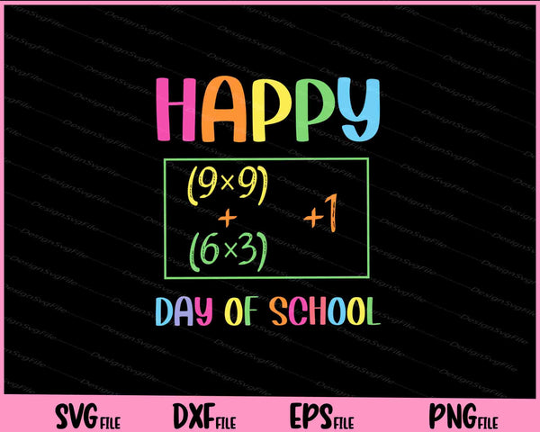 Math Formula 100 Days Of School Teacher Boy Girl svg