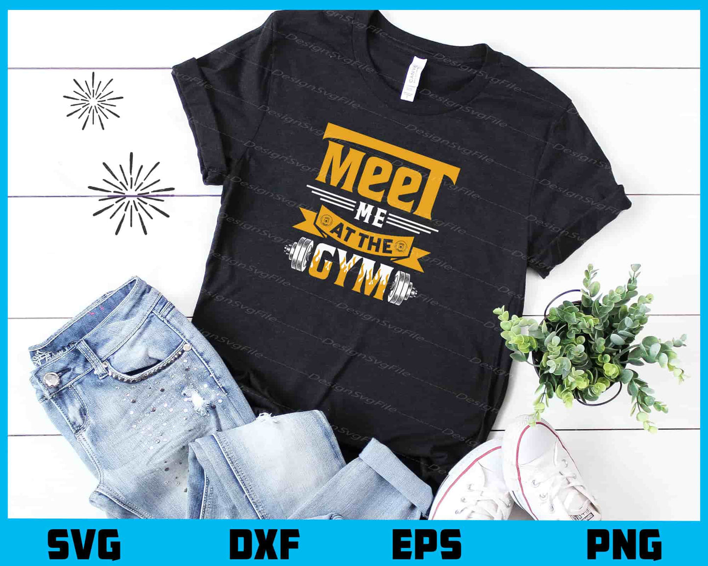 Meet Me At The Gym Svg Cutting Printable File  - Premium Cutting Files in SVG, PNG & EPS Formats - Premium SVG Cutting Files for Crafts