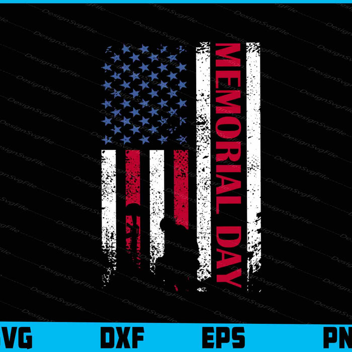 Memorial Day American Flag Fourth Of July SVG
