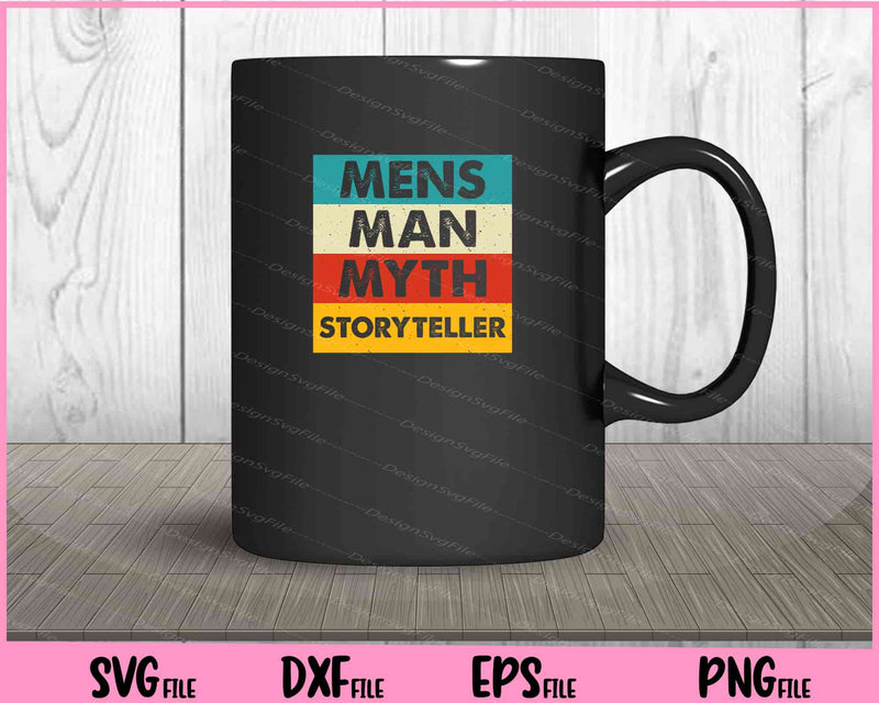 Mens Man Myth Storyteller Vintage mug