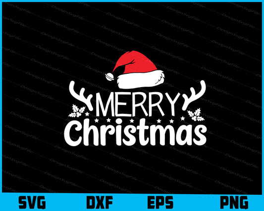 Merry Christmas Svg Png Design Cut Files  - Premium Cutting Files in SVG, PNG & EPS Formats - Premium SVG Cutting Files for Crafts