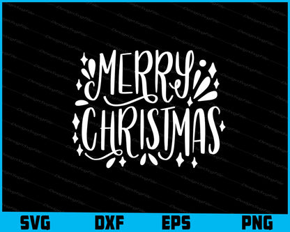 Merry Christmas Svg Png Dxf Digital Cutting File  - Premium Cutting Files in SVG, PNG & EPS Formats - Premium SVG Cutting Files for Crafts