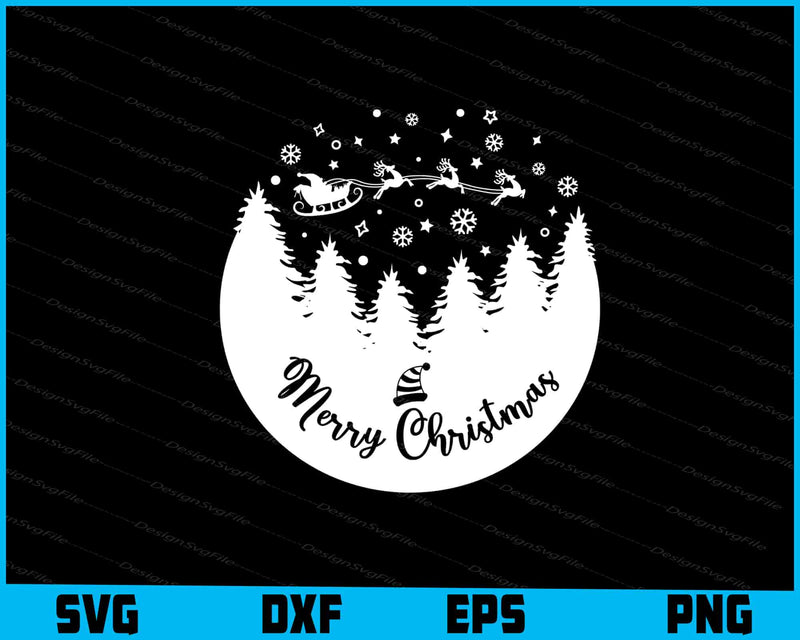 Merry Christmas Svg Png Dxf Digital Cutting File  - Premium Cutting Files in SVG, PNG & EPS Formats - Premium SVG Cutting Files for Crafts