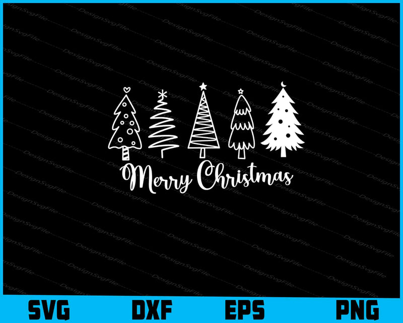 Merry Christmas Svg Dxf Png Design File  - Premium Cutting Files in SVG, PNG & EPS Formats - Premium SVG Cutting Files for Crafts