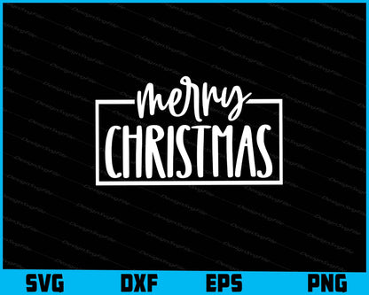 Merry Christmas Svg Dxf Png For Silhouette, Cut Files  - Premium Cutting Files in SVG, PNG & EPS Formats - Premium SVG Cutting Files for Crafts