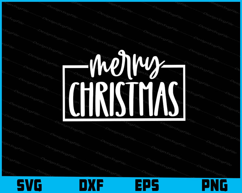 Merry Christmas Svg Dxf Png For Silhouette, Cut Files  - Premium Cutting Files in SVG, PNG & EPS Formats - Premium SVG Cutting Files for Crafts