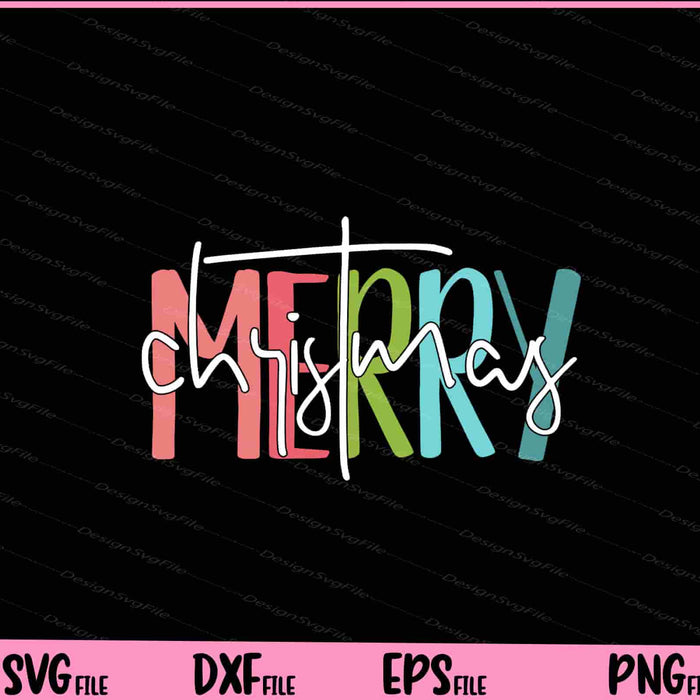Merry Christmas Svg Cutting Printable Files  - Premium Cutting Files in SVG, PNG & EPS Formats - Premium SVG Cutting Files for Crafts